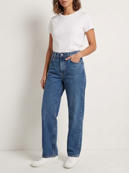 Abercrombie & Fitch Denim - Abercrombie & Fitch Mid Rise Loose 28 Extra Short Jeans